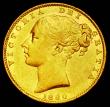 London Coins : A185 : Lot 2911 : Sovereign 1880S Inverted A for V in VICTORIA, Marsh 76A, S.3855, GVF/EF with some rim nicks, the rev...