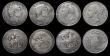 London Coins : A185 : Lot 3039 : Crowns (4) 1818 LIX ESC 214, Bull 2009 VG, 1820 LX ESC 219, Bull 2016 VG, 1822 TERTIO ESC 252, Bull ...