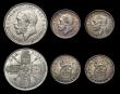 London Coins : A185 : Lot 3093 : Florin to Penny (8) Florin 1916 NEF/EF, Sixpences (2) 1916 AU/GEF and attractively toned, 1926 Modif...