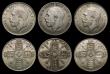 London Coins : A185 : Lot 3108 : Florins (3) 1921 ESC 940, Bull 3768, Davies 1747 dies 3F Standard obverse design (inner rim to inner...