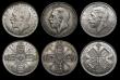 London Coins : A185 : Lot 3112 : Florins (3) 1923 ESC 942, Bull 3774, Davies 1751 dies 3E, UNC, 1923 ESC 942, 3774, Davies 1752 dies ...