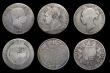 London Coins : A185 : Lot 3165 : Halfcrowns (6) 1818, 1821, 1846, 1883, 1889, 1897 Fair to VG