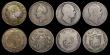 London Coins : A185 : Lot 3169 : Halfcrowns (7) 1818 VG scratched and gilded, 1826 Near Fine/About Fine, 1834 WW in script Fair, 1836...
