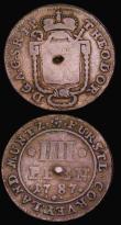 London Coins : A185 : Lot 3383 : German States - Corvey (3) 1/24 Thaler 1612 1.20 grammes, KM#8 variety, Fine with some verdigris, we...