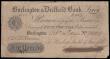 London Coins : A185 : Lot 414 : Burlington & Driffield Bank &pound;5 dated Oct 10 1840 No. 7012A for Harding, Smith & Stansf...