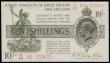 London Coins : A185 : Lot 52 : Ten Shillings Warren Fisher T26 issued 1919 E/93 375625 (No. with dash), EF or better