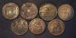 London Coins : A185 : Lot 986 : Halfpennies 18th Century Middlesex (7) Corresponding Society 1795 Obverse: The fable of the bundle o...