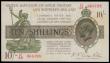 London Coins : A185 : Lot 99 : Ten Shillings Warren Fisher T33 issued 1927 series U/48 066198, Northern Ireland in title, EF with s...