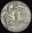 London Coins : A186 : Lot 1013 : China - Empire Dollar Year 3 (1911) with stop after DOLLAR Y#31.1, Good Fine with minor chop marks