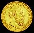 London Coins : A186 : Lot 1067 : German States - Prussia 20 Marks Gold 1888A Friedrich KM#515 GVF a one-year type