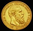 London Coins : A186 : Lot 1068 : German States - Prussia 20 Marks Gold 1888A Friedrich KM#515 GVF a one-year type