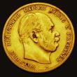 London Coins : A186 : Lot 1072 : German States - Prussia Ten Marks Gold 1873A KM#502 Good Fine/NVF with a gentle edge bruise