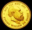 London Coins : A186 : Lot 1137 : Netherlands Ten Gulden Gold 1875 KM#105 EF and lustrous with some minor hairlines, a one-year type