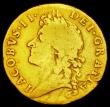 London Coins : A186 : Lot 1606 : Guinea 1688 S.3402 VG with some old scratches and scuffs, James II Guineas rare in all grades