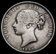 London Coins : A186 : Lot 1692 : Halfcrown 1841 ESC 674, Bull 2716 Fine or near so and bold, the obverse with a thin scratch in the f...