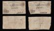 London Coins : A186 : Lot 230 : Newcastle upon Tyne &pound;5 Joint Stock Banking Company (3) dated 1838 No.2554, 1840 No. 6981 and 1...