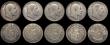 London Coins : A186 : Lot 2481 : Halfcrowns and Florin (9) comprising Halfcrowns (8) 1902 VG or slightly better, 1904 VG, 1906 Fine/V...