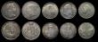 London Coins : A186 : Lot 2483 : Halfcrowns and Florins (5) comprising Halfcrowns (2) 1817 Bull Head ESC 616, Bull 2086 GVF cleaned, ...