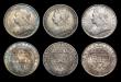 London Coins : A186 : Lot 2549 : Shillings and Sixpences (6) comprising Shillings (3) 1893 Large Obverse Lettering, ESC 1361, Bull 31...