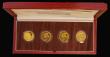 London Coins : A186 : Lot 413 : One Pound 2003 The Gold Proof Pattern Collection  4-coin set Bridges, all in gold all dated 2003 For...