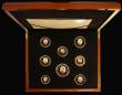 London Coins : A186 : Lot 422 : Proof Set 2023 (8 coins) Two Pounds to One Penny Definitive Set, all struck in gold, all bearing the...