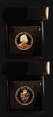 London Coins : A186 : Lot 615 : St. Helena Sovereign 2020 East India Company King George III Gold Proof, the reverse in the style of...