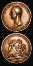 London Coins : A186 : Lot 747 : Liverpool Pitt Club 1814 54mm diameter in bronze, by T.Wyon Jnr after J.Nollekens, Obverse: Bust lef...