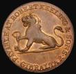 London Coins : A186 : Lot 940 : Gibraltar Two Quartos 1810 Large Date KM#4.1, Pridmore 18, As struck with traces of lustre, the cent...