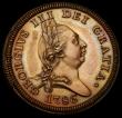 London Coins : A186 : Lot 963 : Isle of Man Penny 1786 Proof S.7413, Pridmore 16B, M.57, minor contact marks to the cheek and jawlin...