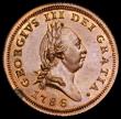 London Coins : A186 : Lot 964 : Isle of Man Penny 1786 Wide Date, grained edge, S.7413, Pridmore 16, M.55a, a verdigris spot on the ...
