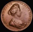 London Coins : A187 : Lot 1005 : Death of Mary II 1694 49mm diameter in bronze by J. & N. Roettier Obverse: Bust right, draped, M...