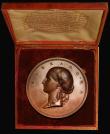 London Coins : A187 : Lot 1110 : Entry of Princess Alexandra Into The City Of London 1863, 77mm diameter in bronze by J.S. & A.B....