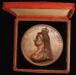London Coins : A187 : Lot 1135 : Golden Jubilee of Queen Victoria 1887 77mm diameter in bronze by L.C.Wyon after Sir J.E.Boehm and Si...