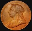 London Coins : A187 : Lot 1149 : Diamond Jubilee of Queen Victoria 1897 56mm diameter in bronze, The Official Royal Mint issue, by G....