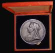 London Coins : A187 : Lot 1153 : Diamond Jubilee of Queen Victoria 1897 56mm diameter in silver, The Official Royal Mint issue, by G....