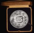 London Coins : A187 : Lot 1208 : Battle of Waterloo 63mm diameter in silver, issued by John Pinches 1966, after B. Pistrucci, numbere...