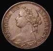 London Coins : A187 : Lot 1818 : Farthing 1874H G's over sideways G's Freeman 527 dies 4+C, VF/NVF, Very rare, we note the ...