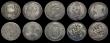 London Coins : A187 : Lot 2618 : Crowns (4) 1676 VG, 1696 Third Bust OCTAVO edge, VG/Fair, 1891 VG with uneven tone, 1893 LVII VG, Do...