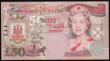 London Coins : A187 : Lot 300 : Gibraltar 50 Pounds 1st July 1995, Pick 28, Churchill on reverse, UNC