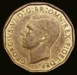London Coins : A188 : Lot 1165 : Brass Threepence 1949 Peck 2392 GVF