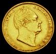 London Coins : A188 : Lot 1349 : Half Sovereign 1834 Small size, Marsh 410, S.3830, VF/NVF with heavier contact marks evident after R...
