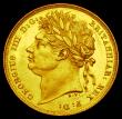 London Coins : A188 : Lot 1618 : Sovereign 1821 Marsh 5, S.3800, Prooflike AU/UNC, the reverse particularly attractive
