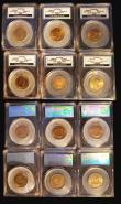 London Coins : A188 : Lot 1797 : Halfpennies in LCGS holders (9) 1937 Freeman 429 dies 1+A, UNC with practically full lustre, slabbed...
