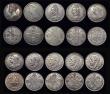 London Coins : A188 : Lot 1823 : Florins (14) 1849-1924 mixed grades some lustrous