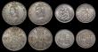 London Coins : A188 : Lot 1829 : Florins and Shillings (4) comprising Florins (2) 1887 Jubilee Head, Large J in J.E.B. ESC 868, Bull ...