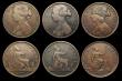 London Coins : A188 : Lot 1861 : Pennies (6) 1861 Freeman 22 dies 4+D (2), 1861 Freeman 25 dies 4+G, 1861 Freeman 33 dies 6+G (3) VG ...