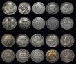 London Coins : A188 : Lot 1883 : Sixpences (24) a wide variety Anne to George VI mixed grades many in higher grades