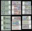 London Coins : A188 : Lot 261 : Zaire (18 ) 5 Zaires 24.11.1977, 100 Zaires 14.10.1988 (2), 200 Zaires 15.2.1994 Pick 61 (2), 500 Za...