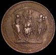 London Coins : A188 : Lot 559 : British Victories 1758/1759 44mm diameter in brass, by J. Kirk (?) Obverse: Britannia, in a chariot ...