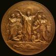 London Coins : A188 : Lot 621 : France - Universal Exposition 1878 86mm diameter in bronze by E.Oudine, Obverse: Allegory of the Exp...